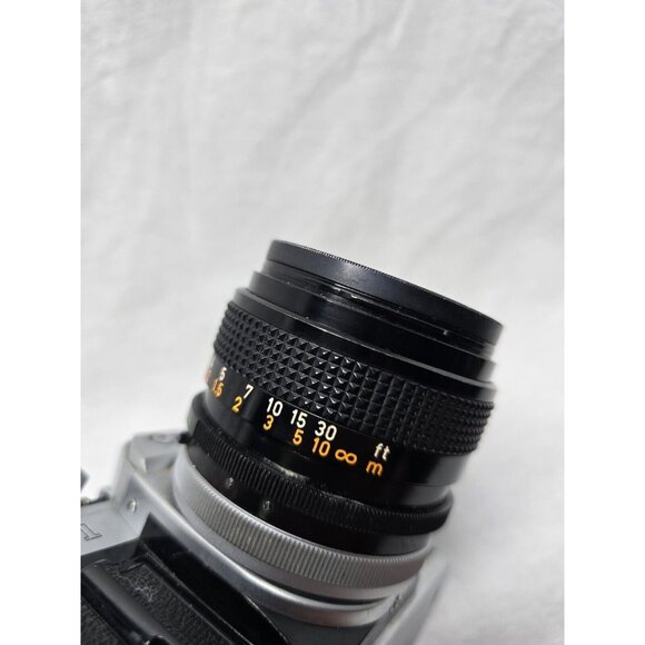 Canon AE-1 35mm Film Camera Canon 50mm Lens- NOT TESTED - Picture 12 of 16